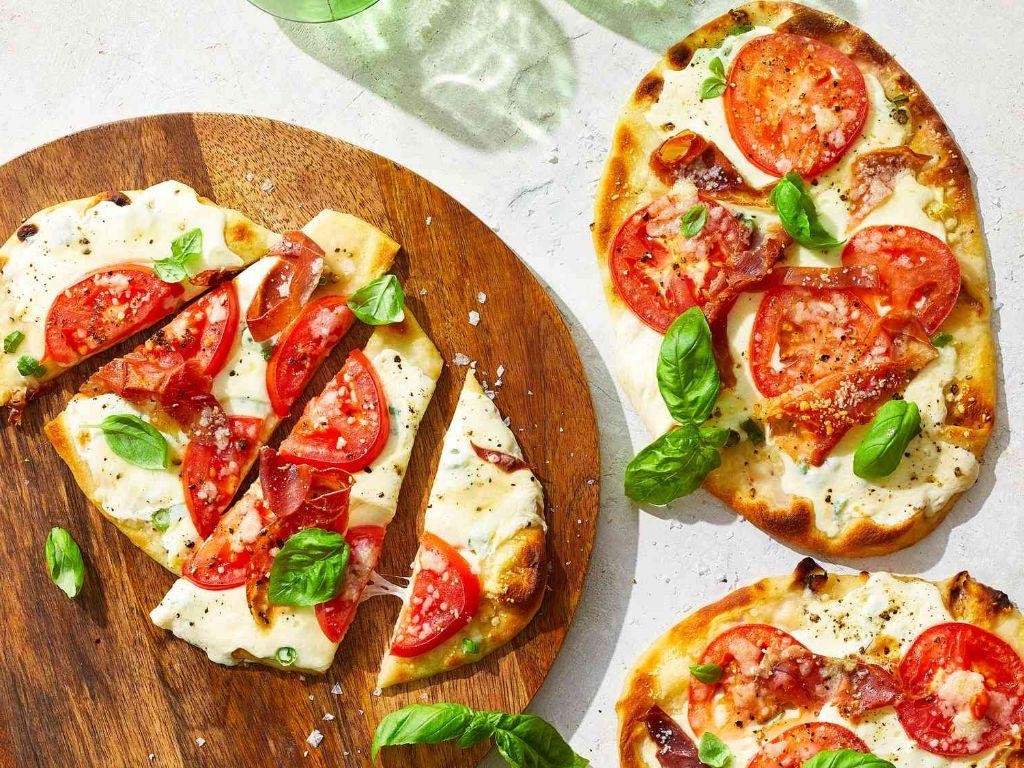 Naan Bread Margherita Flatbread