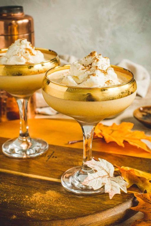 Nutmeg Infused Pumpkin Pie Martini