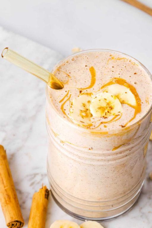 Oatmeal Banana Belly Slimmer Smoothie