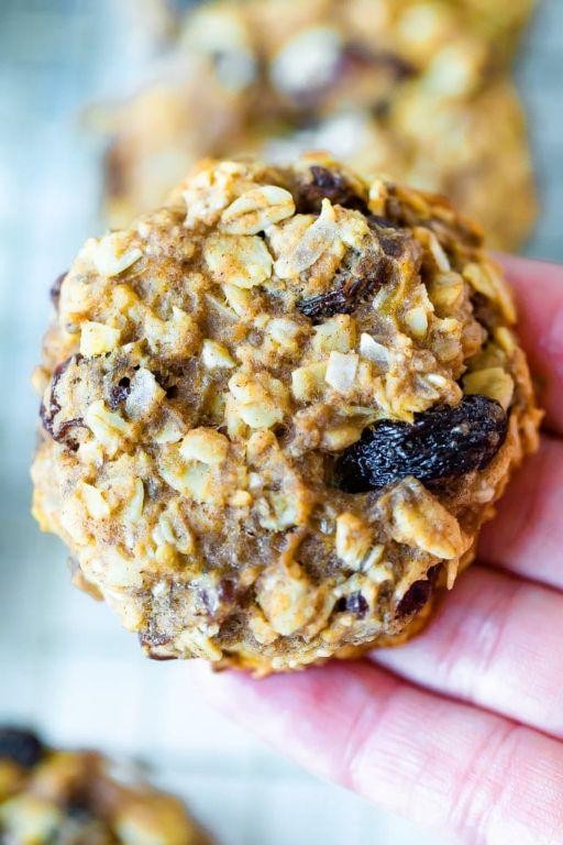 Oatmeal Raisin Protein Cookies