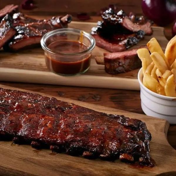 Oklahoma Joe Smoked Ribs with Bourbon Glaze