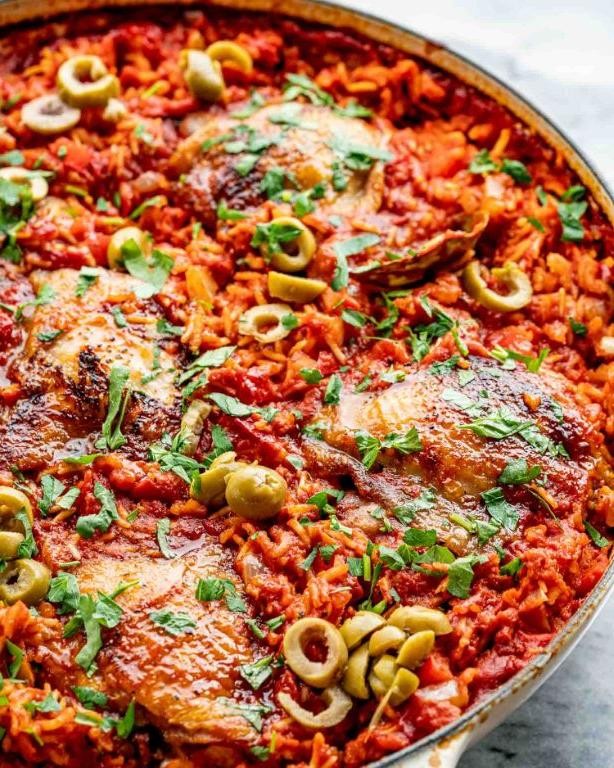 One-Pot Chicken Marinara and Rice