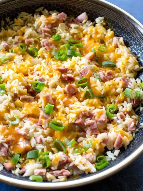 One-Pot Ham and Rice Pilaf