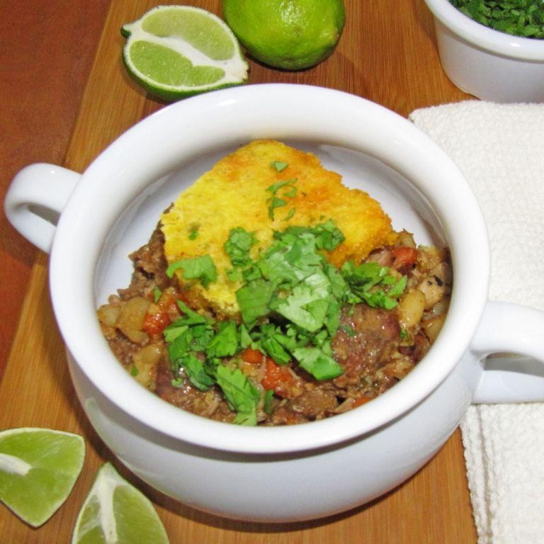 One-Pot Pork Posole with Cornbread