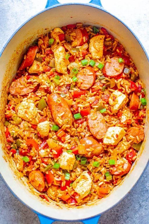 One-Pot Sausage and Peppers Jambalaya