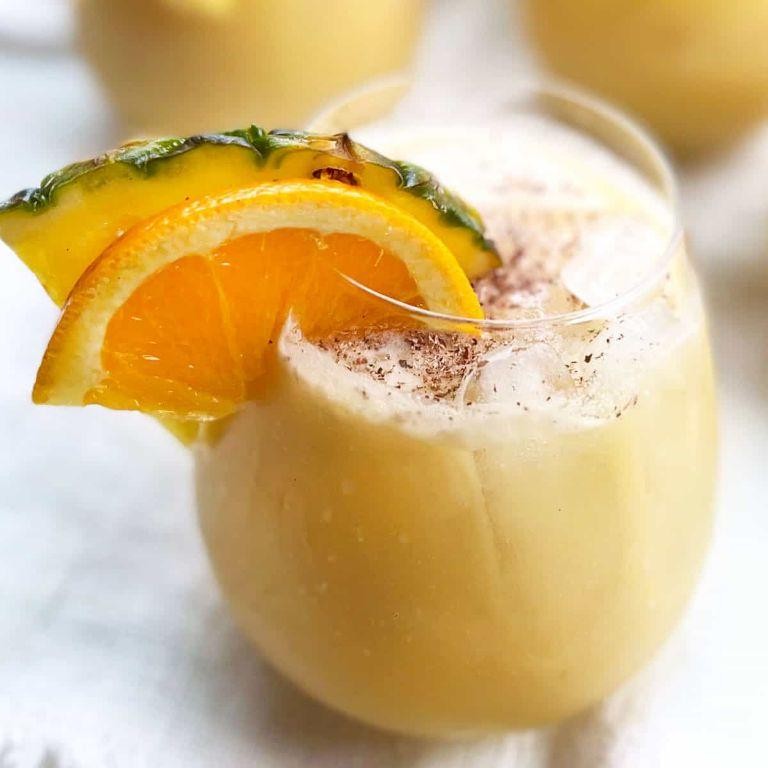 Orange Creamsicle Painkiller with Orange Liqueur