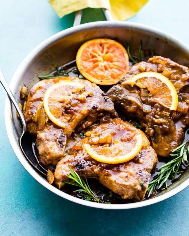 Orange Marmalade Pork Chops