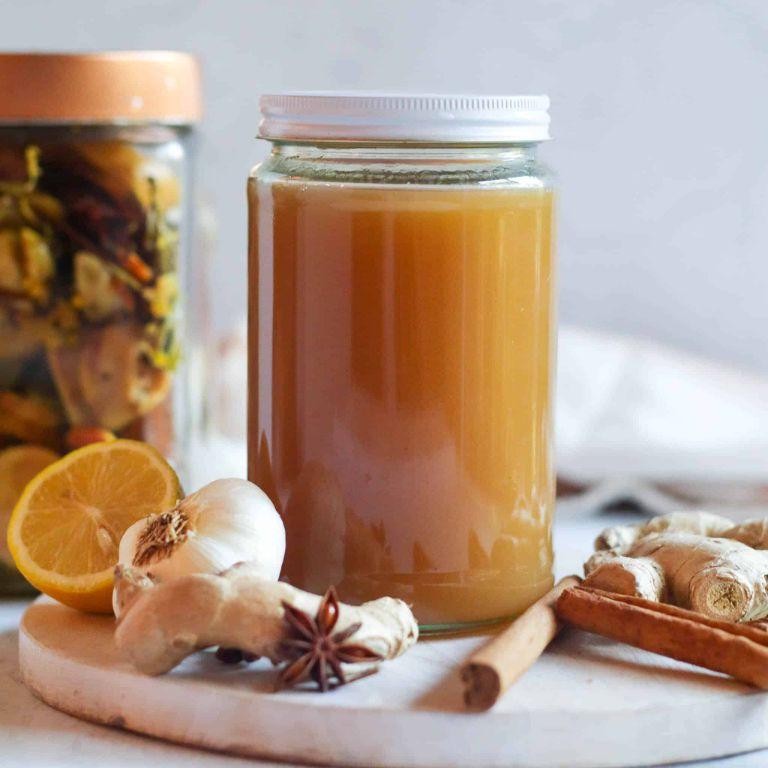 Orange Peel and Clove Fire Cider