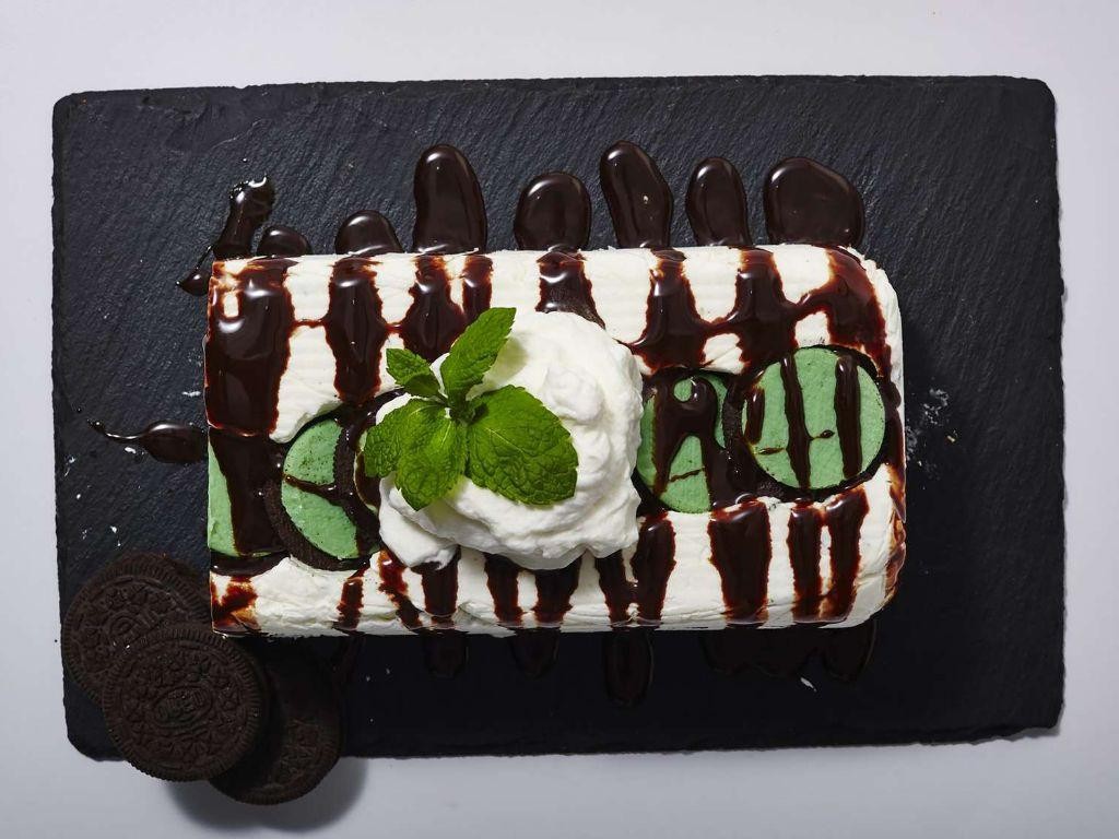 Oreo Mint Icebox Cake