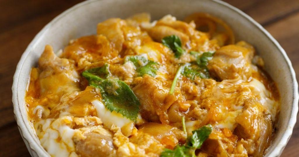 Oyakodon Bento with Chicken and Egg over Rice