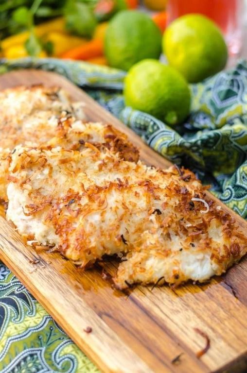 Pan Fried Haddock with Coconut Crust