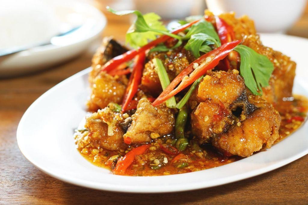 Pan Fried Haddock with Sweet Chili Glaze