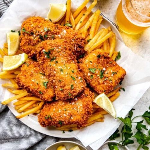Pan Fried Haddock with Tartar Sauce