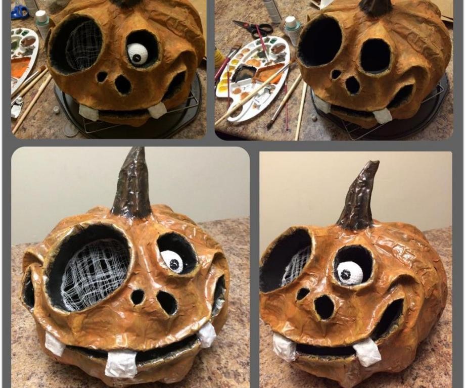 Paper Mache Halloween Decorations