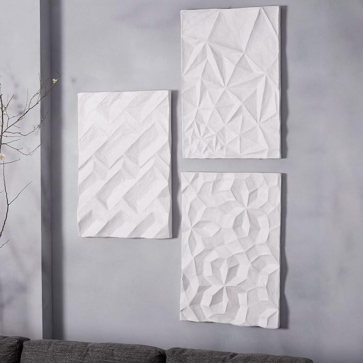 Paper Mache Wall Art Panels