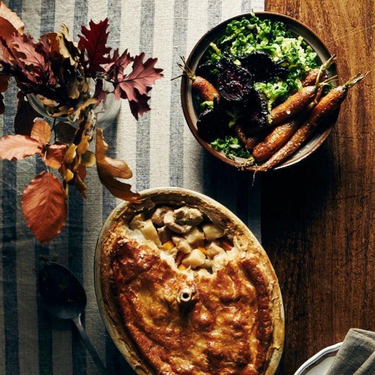 Partridge Pie with Puff Pastry