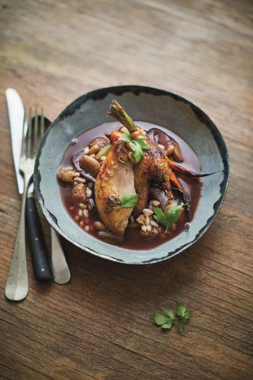 Partridge and Chestnut Soup