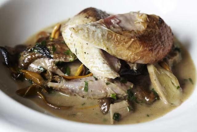 Partridge and Wild Mushroom Stew