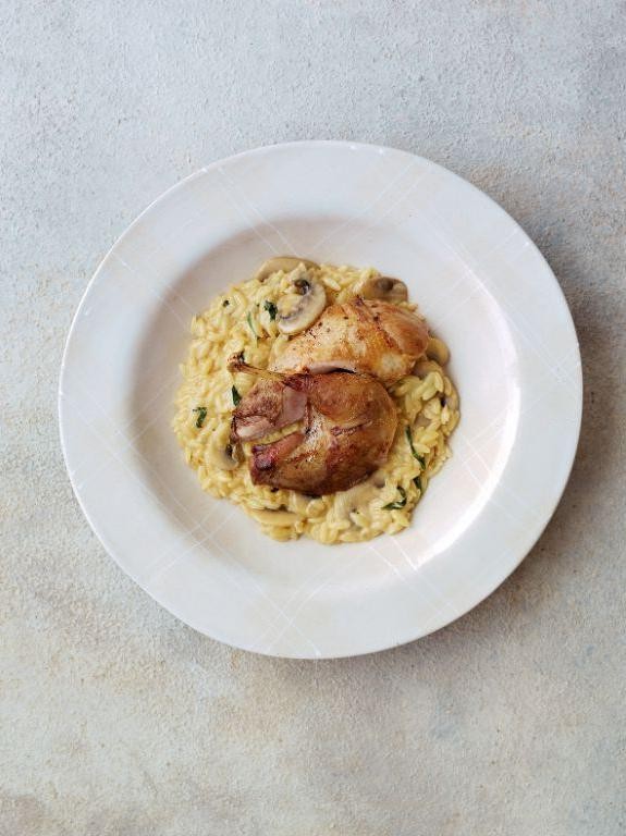 Partridge in Creamy Mustard Sauce