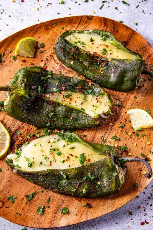 Pasilla Pepper and Cheese Stuffed Poblano