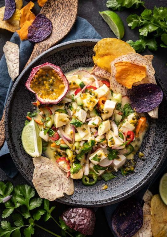 Passion Fruit Ceviche