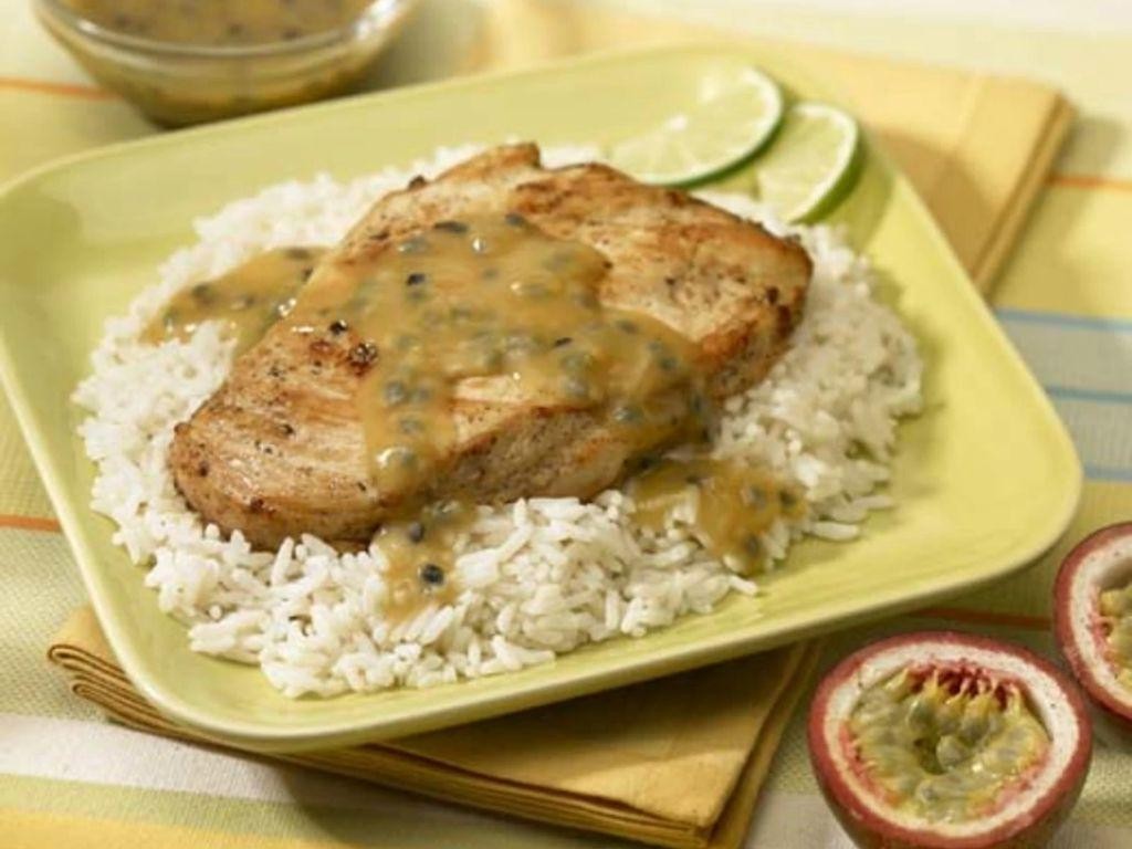 Passion Fruit Glazed Chicken