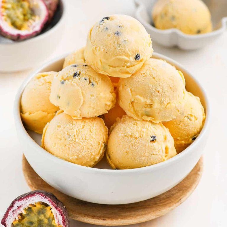 Passion Fruit Ice Cream