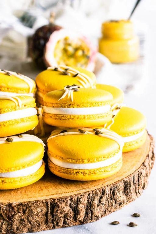 Passion Fruit Macarons