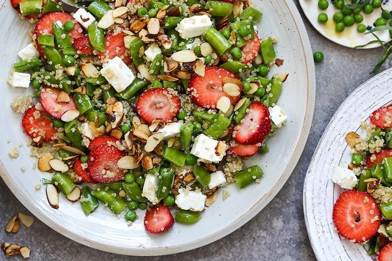 Pea Salad with Toasted Almonds and Tarragon