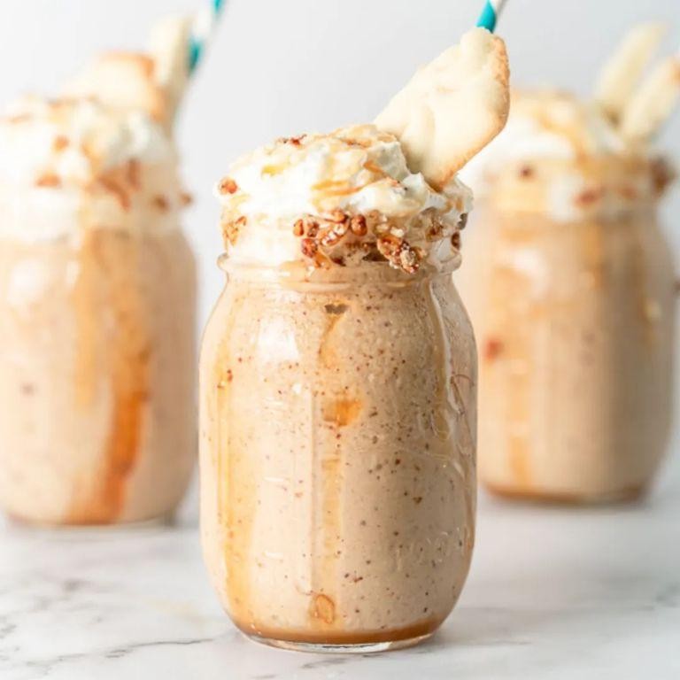 Peach Cobbler Low Carb Protein Shake