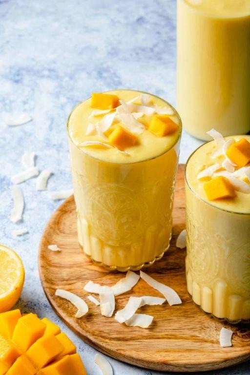 Peach Mango Turmeric Smoothie