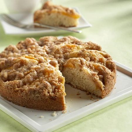 Peach Streusel Coffee Cake