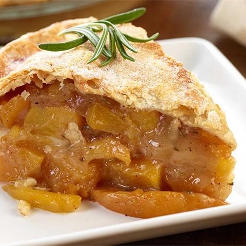 Peach and Bourbon Pie