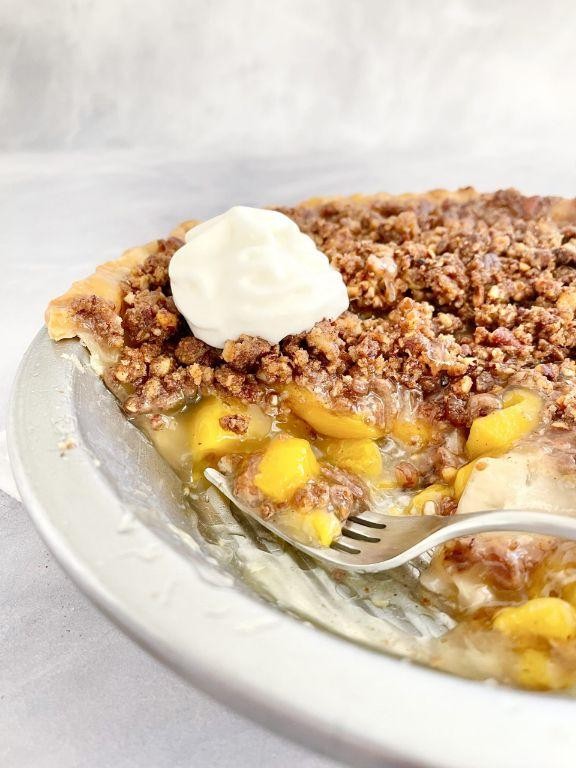 Peach and Pecan Pie