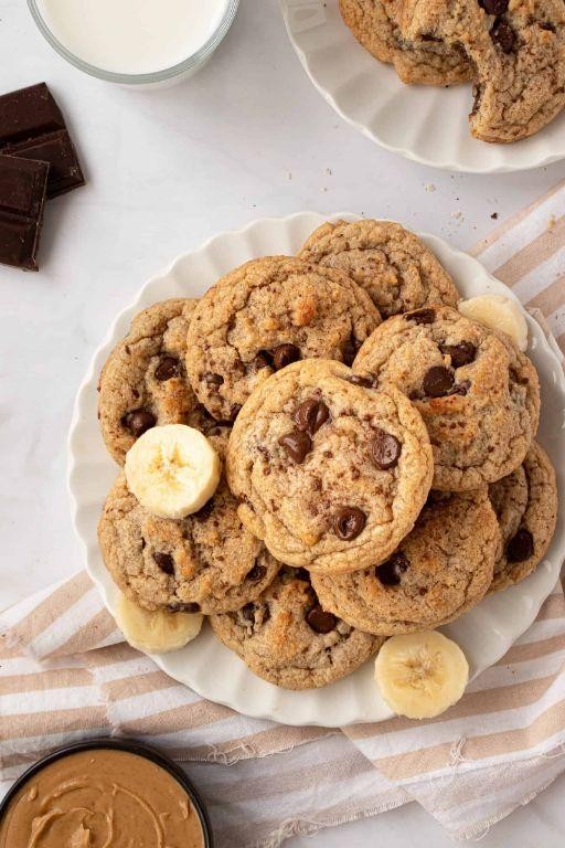 Peanut Butter Banana Cookies
