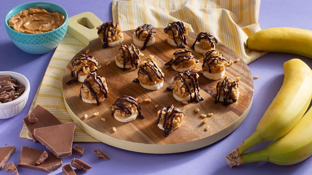 Peanut Butter Banana Rice Bites