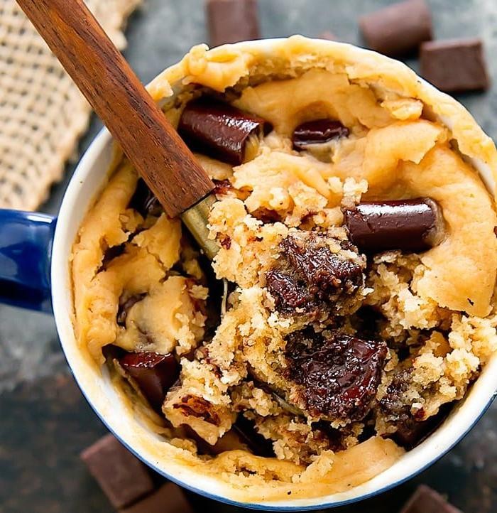 Peanut Butter Chip Mug Cake