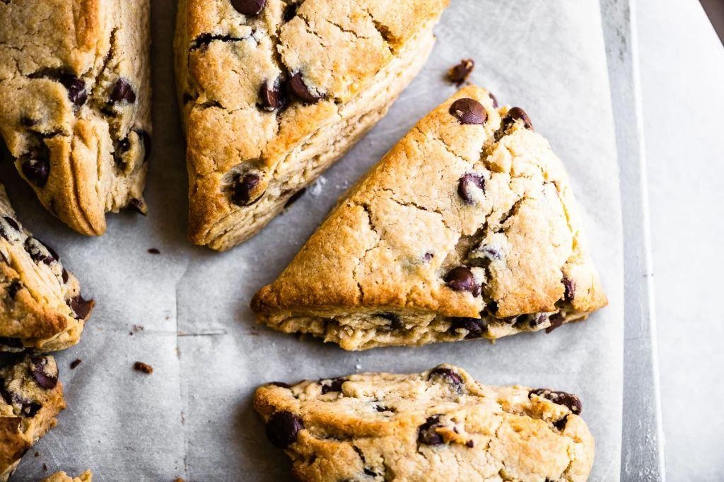 Peanut Butter Chip Scones