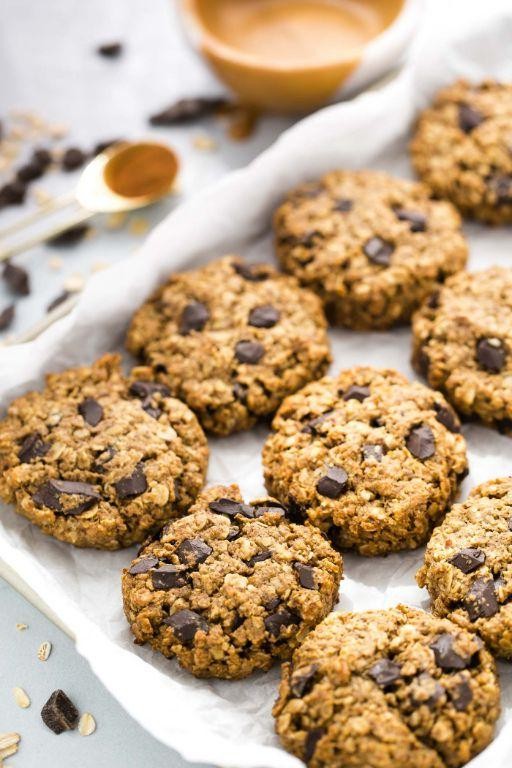 Peanut Butter Chocolate Chip Breakfast Cookies