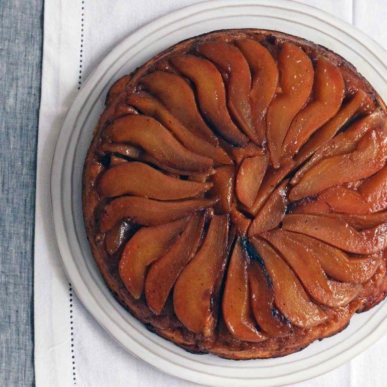 Pear and Ginger Upside-Down Cake