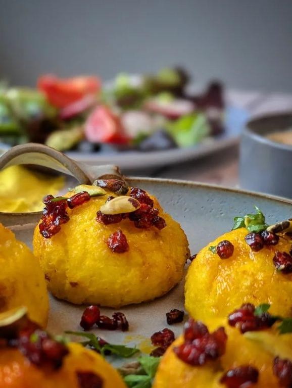 Persian Saffron-Infused Kibbeh