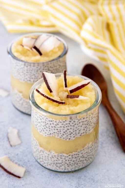 Pina Colada Chia Pudding Bowl
