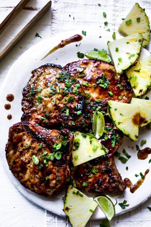 Pineapple Glazed Baked Pork Chops