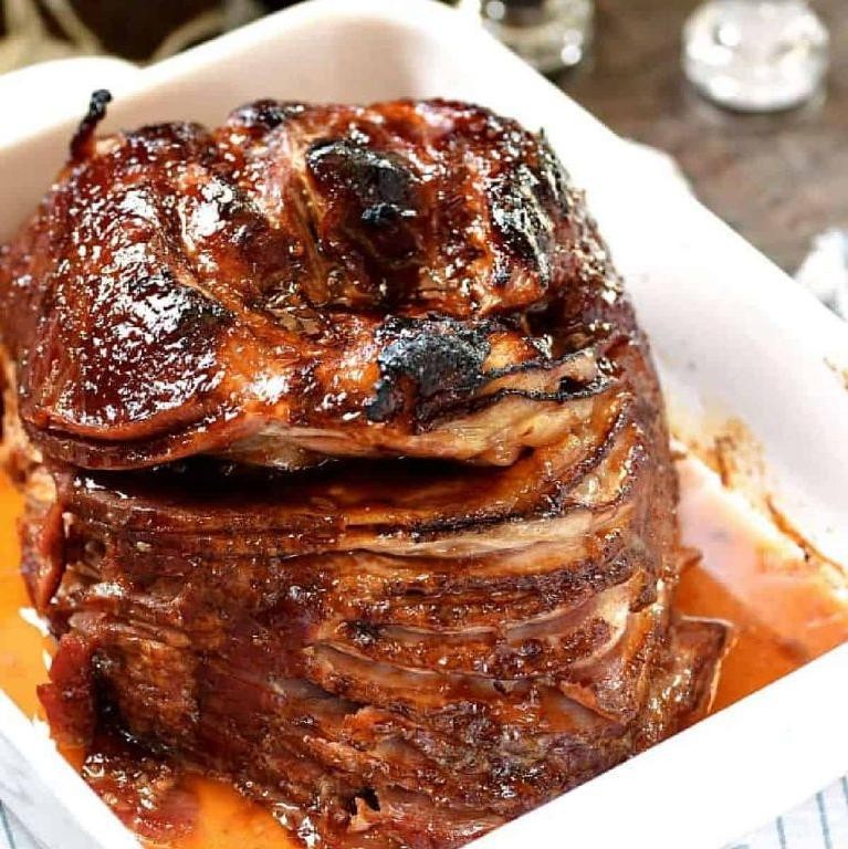 Pineapple Teriyaki Glazed Ham