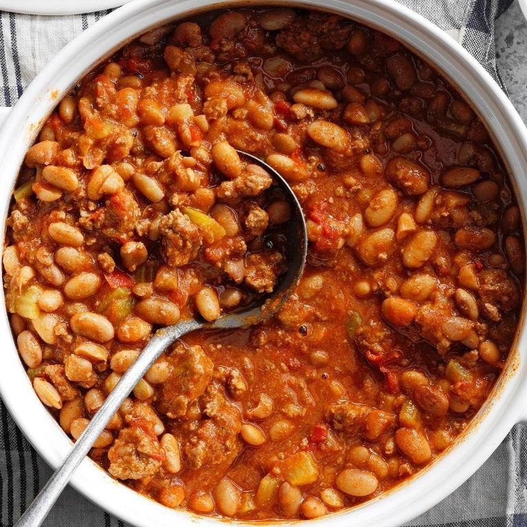Pinto Beans with Red Chile
