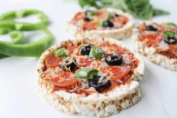 Pizza Rice Cakes