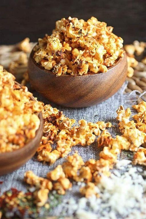 Pizza-Flavored Popcorn with Parmesan