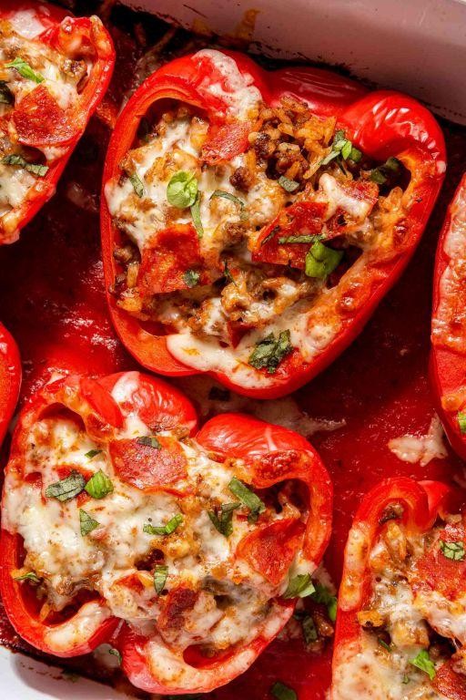 Pizza-Stuffed Jalapeños