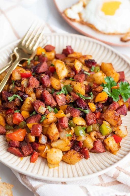 Polish Sausage and Potato Hash