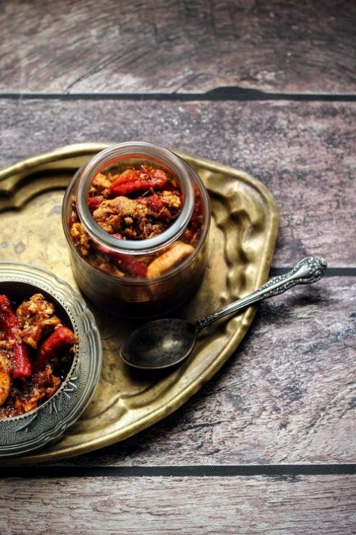 Pomegranate Achaar with Jaggery